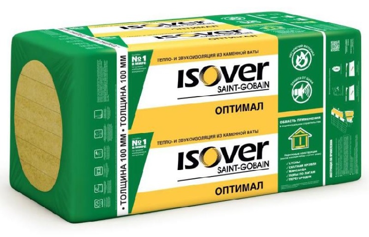 Утеплитель Изовер Оптимал 1000х600х110 мм, 4 шт. уп