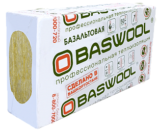 Утеплитель BASWOOL Руф В-180 1200х600х50 мм, 4 шт. уп