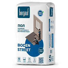 Bergauf Boden Street Наливной пол для наружных и внутренних работ 25кг/56