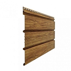 Дёке LUX Софит с центральной перфорацией (Миндаль) 3000 мм