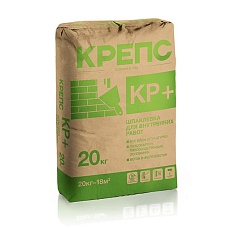 Крепс КР ПЛЮС шпаклевка финишная белая 20 кг (56шт)