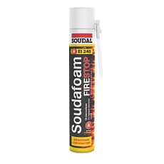 Soudafoam Пена монтажная огнестойкая бытовая 35-45 л класс EI 240, F4 12*750мл