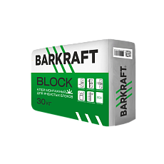 BARKRAFT Клей BLOCK для ячеистых блоков зимний, 30кг/48шт